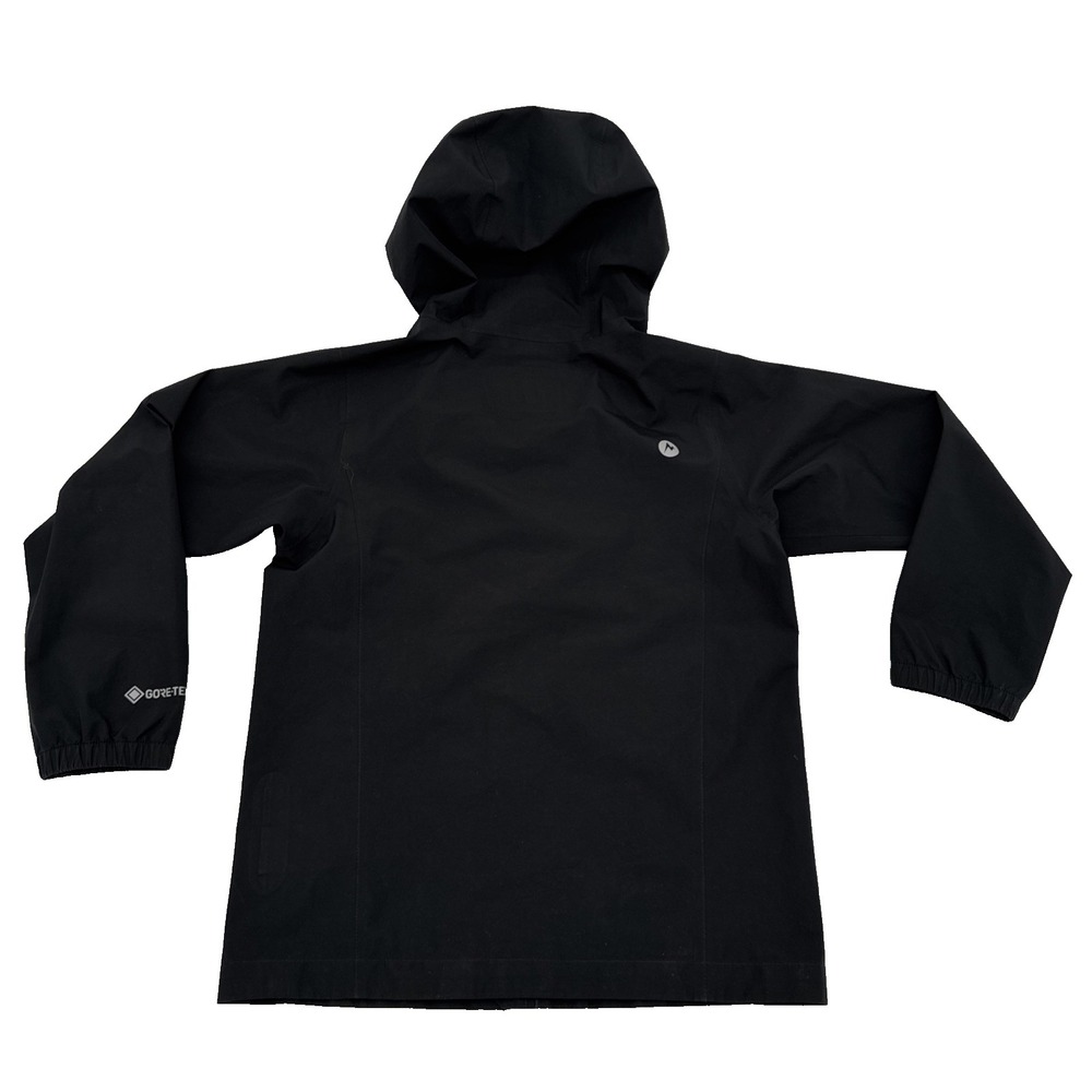 Marmot gore tex‎ kids Rain Jacket Black Size M Waterproof Windproof Hooded - Picture 2 of 14